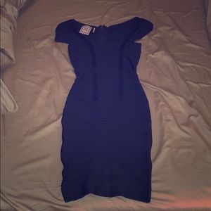 Vintage Herve Leger body con dress.